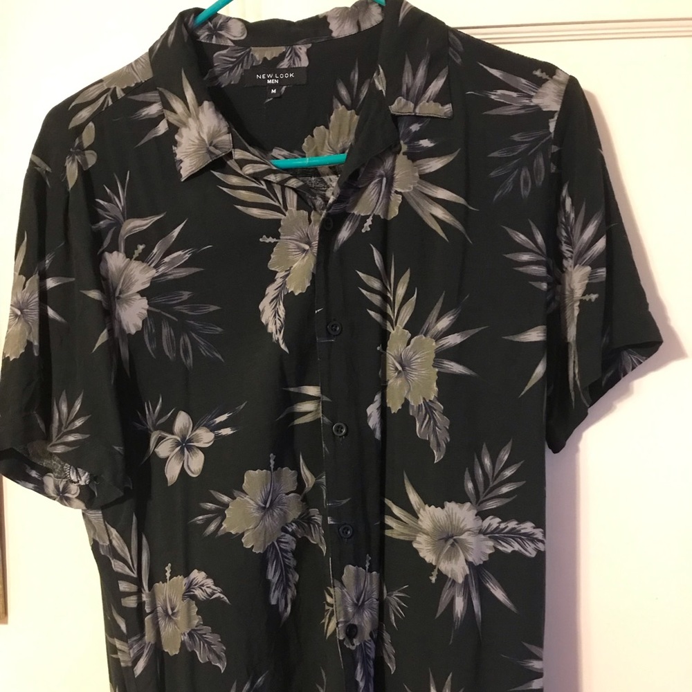Floral button up